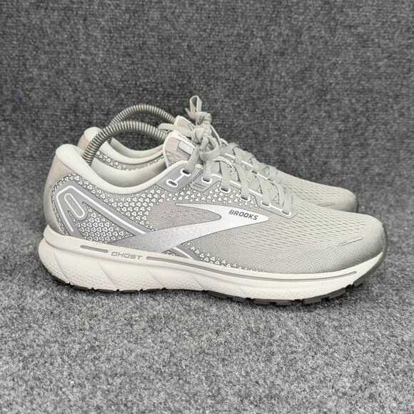 Brooks Ghost 14 Running Shoes Women's Size 9.5 Grey Athletic Training Sneakers - Picture 1 of 12